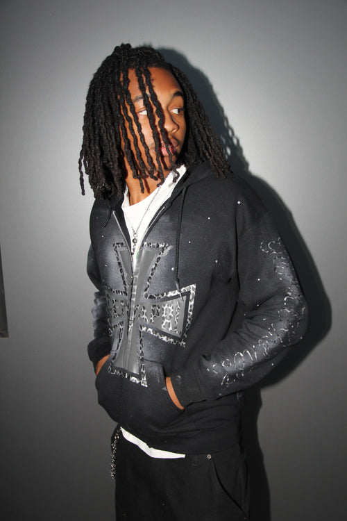 Cross Point Zip Up
