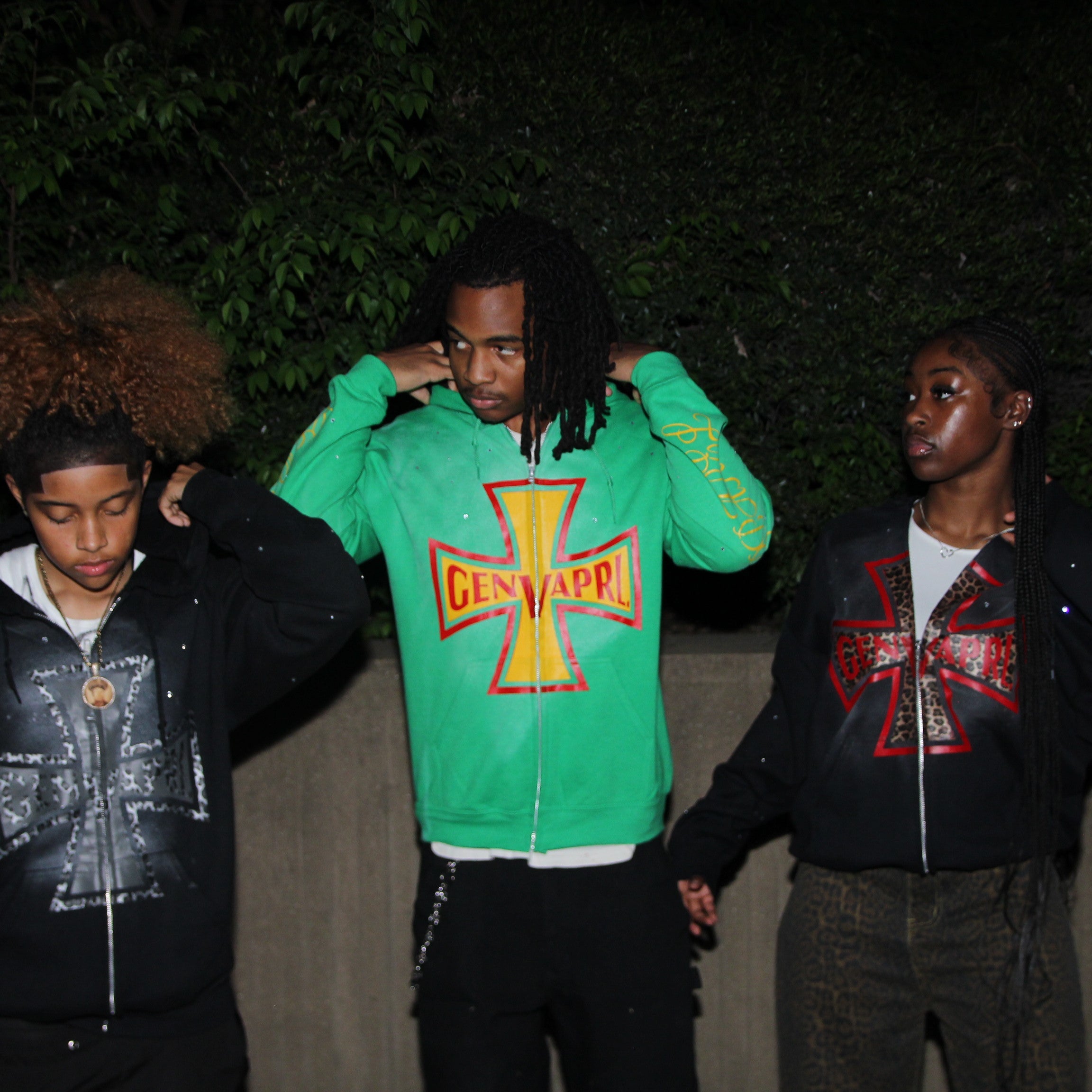 Cross Point Zip Up