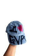 I ❤️ GVA denim hat
