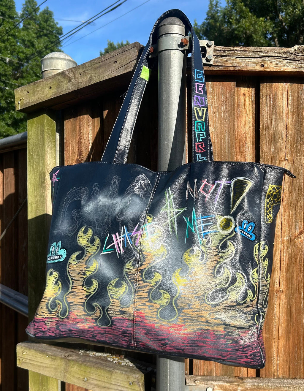EXCLUSIVE : DARK BLUE CUSTOM HANDBAG