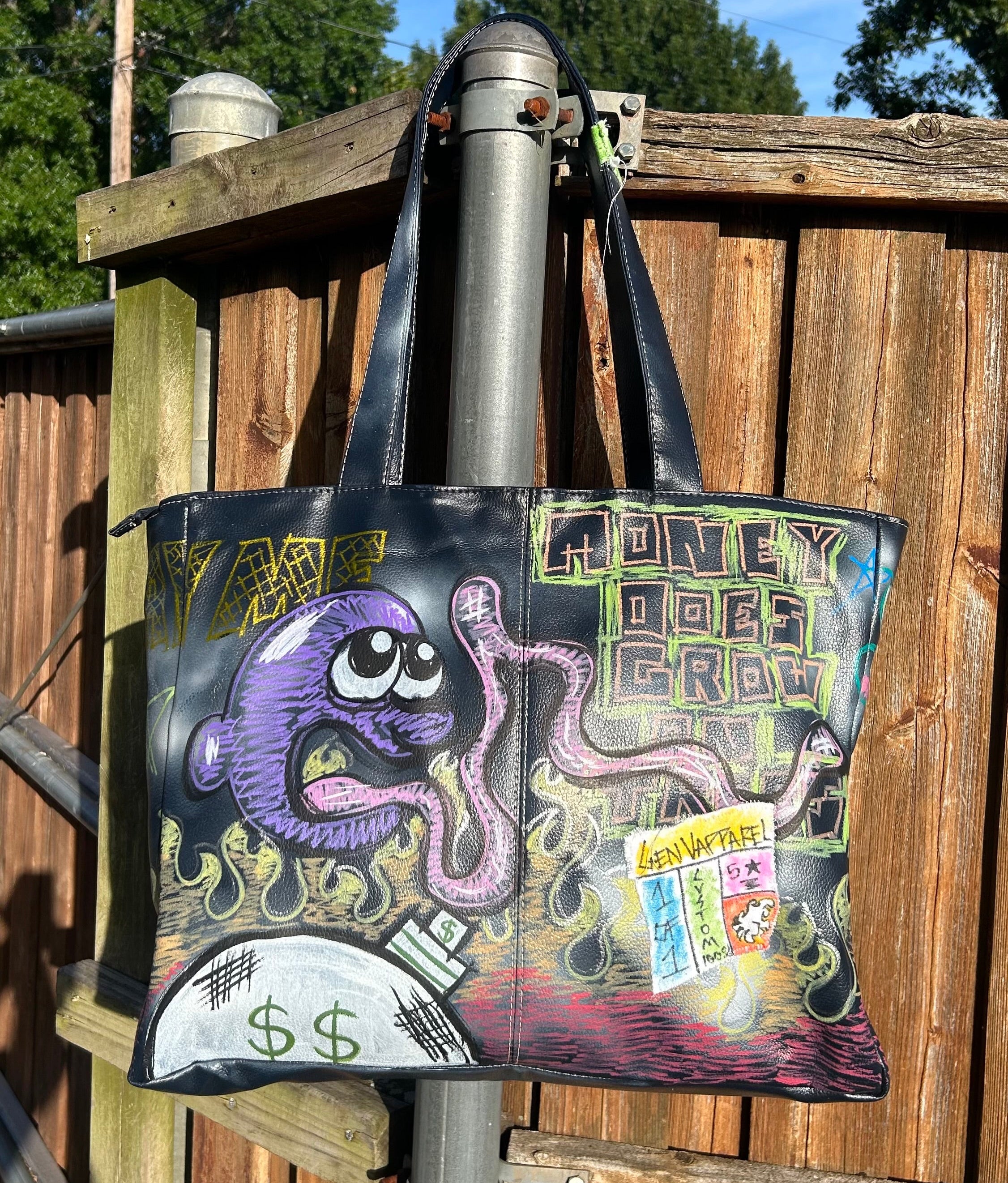 EXCLUSIVE : DARK BLUE CUSTOM HANDBAG