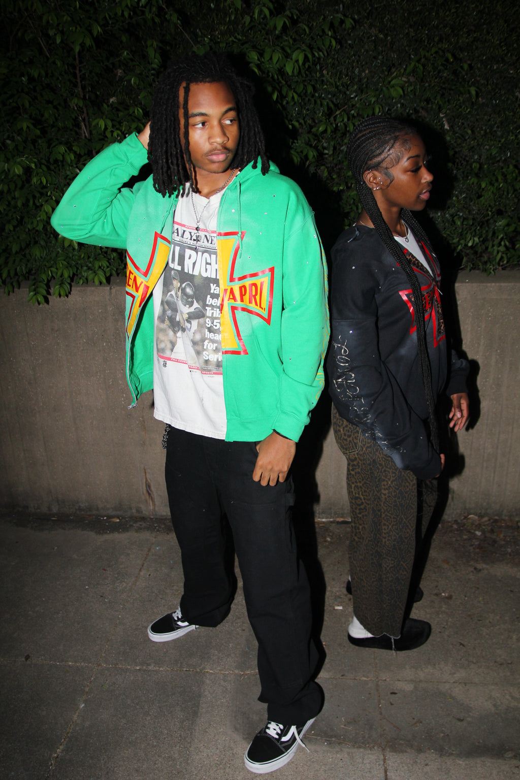 Cross Point Zip Up